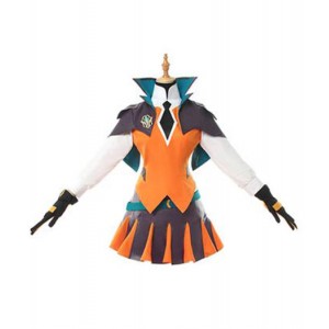 League of Legends : Full Set Battle Academy Lux Robe Costume Cosplay Acheter